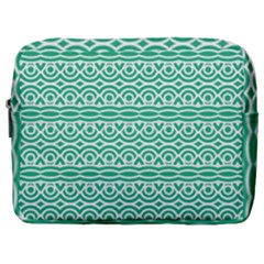 Pattern Green Make Up Pouch (large)