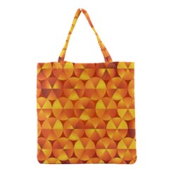 Background Triangle Circle Abstract Grocery Tote Bag by HermanTelo