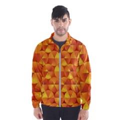 Background Triangle Circle Abstract Men s Windbreaker by HermanTelo