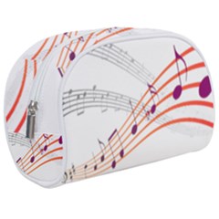 Music Notes Clef Sound Makeup Case (medium) by HermanTelo