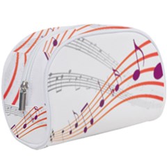 Music Notes Clef Sound Makeup Case (large) by HermanTelo