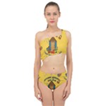 Seaside Heights Beach Club 1960s Spliced Up Two Piece Swimsuit