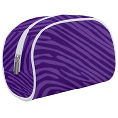 Pattern Texture Purple Makeup Case (medium)