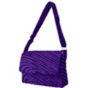 Pattern Texture Purple Full Print Messenger Bag (L) View1