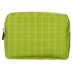 Background Texture Pattern Green Make Up Pouch (medium) by HermanTelo