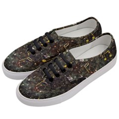 Music Clef Musical Note Background Women s Classic Low Top Sneakers by HermanTelo