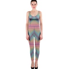 Pattern Background Texture Colorful One Piece Catsuit by HermanTelo