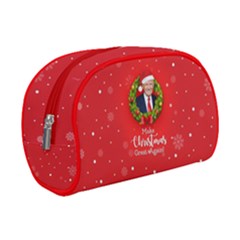 Make Christmas Great Again With Trump Face Maga Makeup Case (small) by snek
