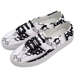 Wonderful Moon With Black Wolf Women s Classic Low Top Sneakers by FantasyWorld7
