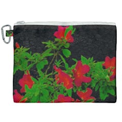 Dark Pop Art Floral Poster Canvas Cosmetic Bag (xxl) by dflcprintsclothing