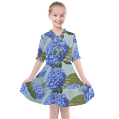 Hydrangea  Kids  All Frills Chiffon Dress by Sobalvarro