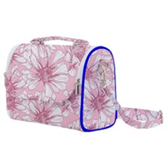 Pink Flowers Satchel Shoulder Bag by Sobalvarro