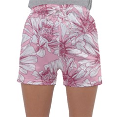 Pink Flowers Sleepwear Shorts by Sobalvarro