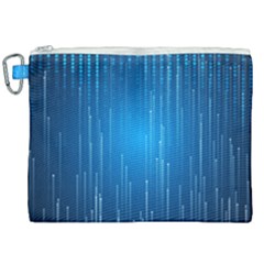 Abstract Rain Space Canvas Cosmetic Bag (xxl)