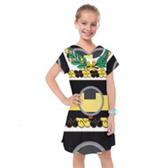 Coat Of Arms Of United States Army 136th Military Police Battalion Kids  Drop Waist Dress by abbeyz71