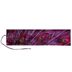 Peacock Feathers Color Plumage Roll Up Canvas Pencil Holder (l) by Sapixe