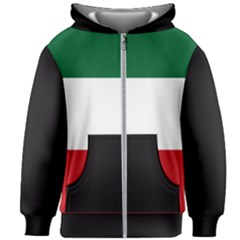 Flag Patriote Quebec Patriot Red Green White Modern French Canadian Separatism Black Background Kids  Zipper Hoodie Without Drawstring by Quebec