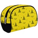 Gadsden Flag Don t tread on me Yellow and Black Pattern with american stars Makeup Case (Medium) View1