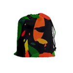 Pattern Formes Tropical Drawstring Pouch (Large)