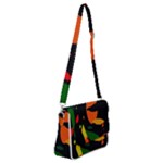 Pattern Formes Tropical Shoulder Bag with Back Zipper