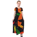 Pattern Formes Tropical Kids  Short Sleeve Maxi Dress