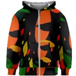 Pattern Formes Tropical Kids  Zipper Hoodie Without Drawstring