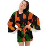 Pattern Formes Tropical Long Sleeve Kimono