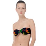 Pattern Formes Tropical Classic Bandeau Bikini Top 