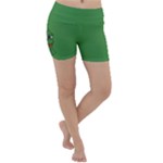 Pepe The Frog Smug face with smile and hand on chin meme Kekistan all over print green Lightweight Velour Yoga Shorts
