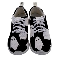 Ghost Halloween Pattern Women Athletic Shoes by Amaryn4rt