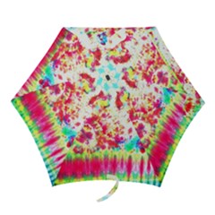 Pattern Decorated Schoolbus Tie Dye Mini Folding Umbrellas by Amaryn4rt