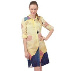 Luna Grande Long Sleeve Mini Shirt Dress by Mjdaluz
