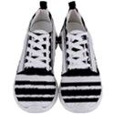 Bandes Abstrait Blanc/Noir Men s Lightweight Sports Shoes View1