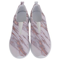 Marble With Metallic Rose Gold Intrusions On Gray White Stone Texture Pastel Pink Background No Lace Lightweight Shoes by genx
