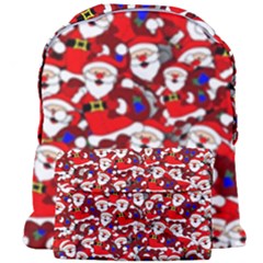 Nicholas Santa Christmas Pattern Giant Full Print Backpack by Wegoenart