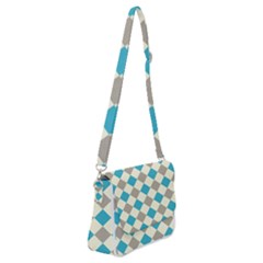 Background Graphic Wallpaper Stylized Colorful Fun Geometric Design Decor Shoulder Bag With Back Zipper by Vaneshart