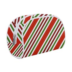 Christmas Color Stripes Makeup Case (small) by Vaneshart