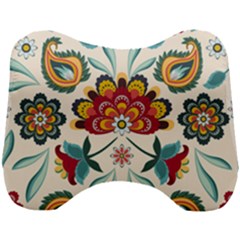 Baatik Print  Head Support Cushion by designsbymallika