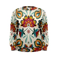 Baatik Print  Women s Sweatshirt by designsbymallika