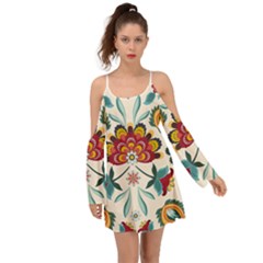 Baatik Print  Kimono Sleeves Boho Dress by designsbymallika