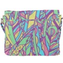 Feathers Pattern Buckle Messenger Bag View3