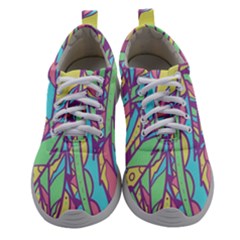 Feathers Pattern Women Athletic Shoes