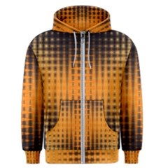 Pattern Lines Sections Yellow Straw Mauve Men s Zipper Hoodie by Vaneshart
