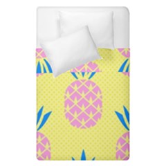 Summer Pineapple Seamless Pattern Duvet Cover Double Side (single Size) by Sobalvarro