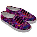 Wave Lines Pattern Abstract Men s Classic Low Top Sneakers View3