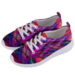 Wave Lines Pattern Abstract Women s Lightweight Sports Shoes
