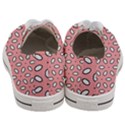 Pink Background Texture Women s Low Top Canvas Sneakers View4
