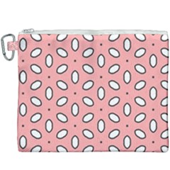 Pink Background Texture Canvas Cosmetic Bag (xxxl)