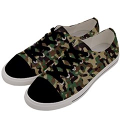 Army Pattern  Men s Low Top Canvas Sneakers by myuique