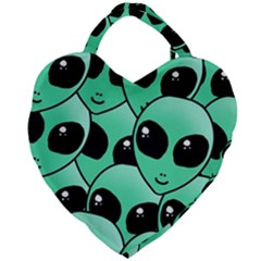 Alien Giant Heart Shaped Tote by Sapixe